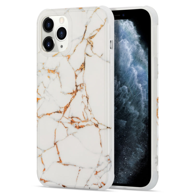 Four Corners Anti-Shattering Flow Gold Marble IMD Phone Back Cover Case, For iPhone 12 Pro Max, For iPhone 12 / 12 Pro, For iPhone 12 mini