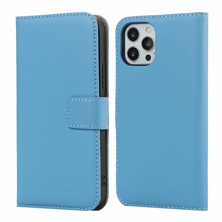 Plain Texture Cowhide Leather Horizontal Flip Case with Magnetic Clasp & Holder & Card Slots & Wallet, For iPhone 12 Pro Max, For iPhone 12 / 12 Pro
