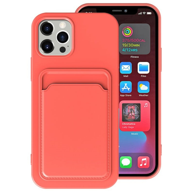 TPU + Flannel Lining Shockproof  Case with Card Slots, For iPhone 12, For  iPhone 12 Mini