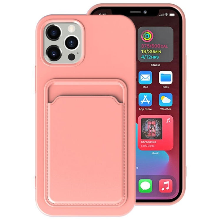 TPU + Flannel Lining Shockproof  Case with Card Slots, For iPhone 12, For  iPhone 12 Mini