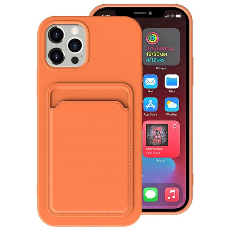 TPU + Flannel Lining Shockproof  Case with Card Slots, For iPhone 12, For  iPhone 12 Mini