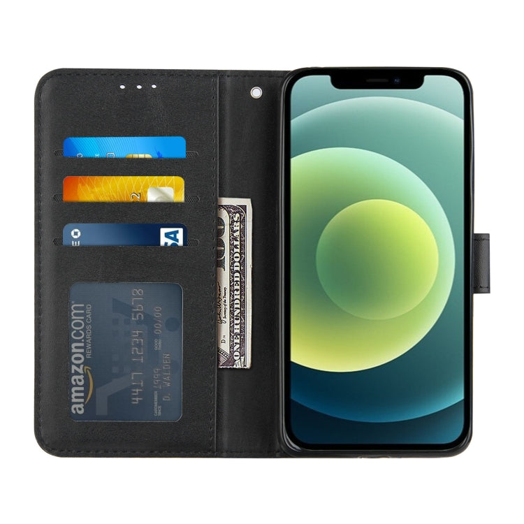Stitching Calf Texture Buckle Horizontal Flip Leather Case with Holder & Card Slots & Wallet & Lanyard, For iPhone 12 mini, For iPhone 11, For iPhone 11 Pro, For iPhone 11 Pro Max