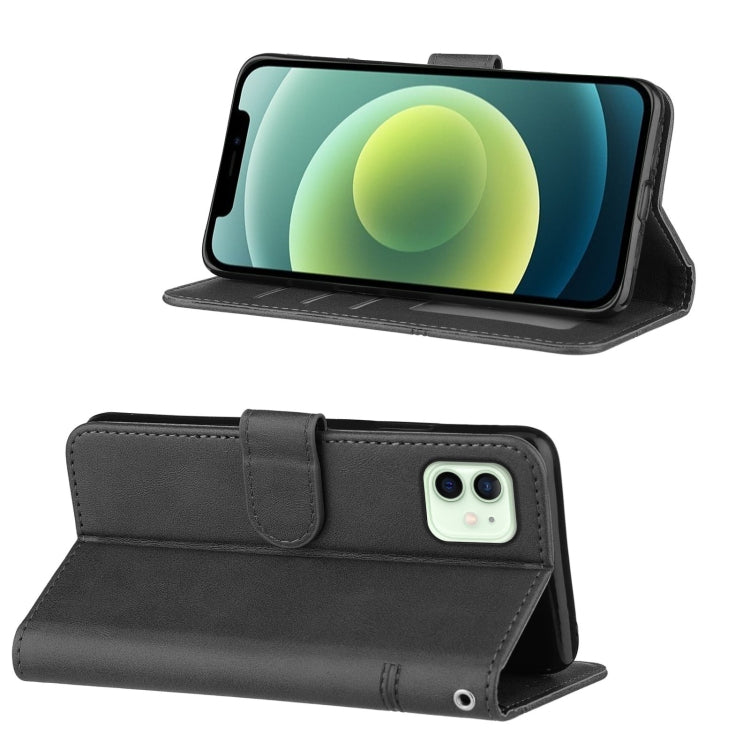 Stitching Calf Texture Buckle Horizontal Flip Leather Case with Holder & Card Slots & Wallet & Lanyard, For iPhone 12 mini, For iPhone 11, For iPhone 11 Pro, For iPhone 11 Pro Max