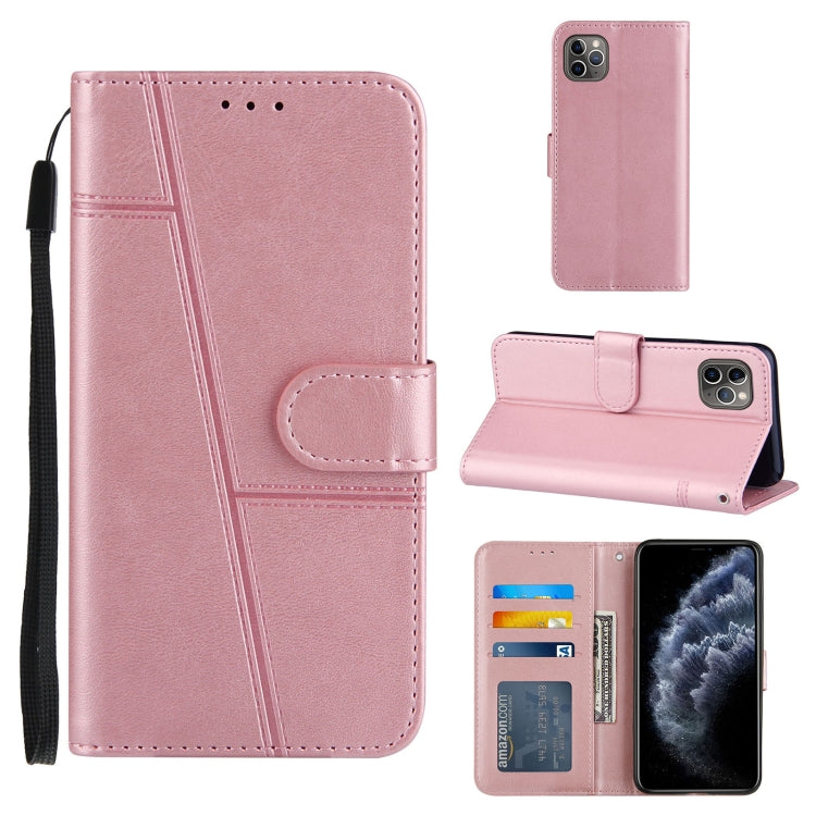 Stitching Calf Texture Buckle Horizontal Flip Leather Case with Holder & Card Slots & Wallet & Lanyard, For iPhone 12 mini, For iPhone 11, For iPhone 11 Pro, For iPhone 11 Pro Max