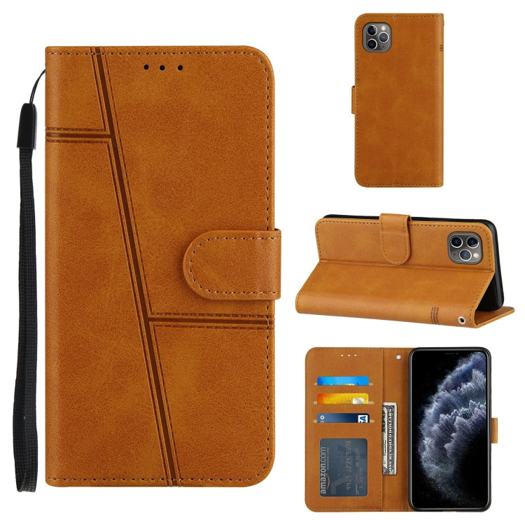 Stitching Calf Texture Buckle Horizontal Flip Leather Case with Holder & Card Slots & Wallet & Lanyard, For iPhone 12 mini, For iPhone 11, For iPhone 11 Pro, For iPhone 11 Pro Max