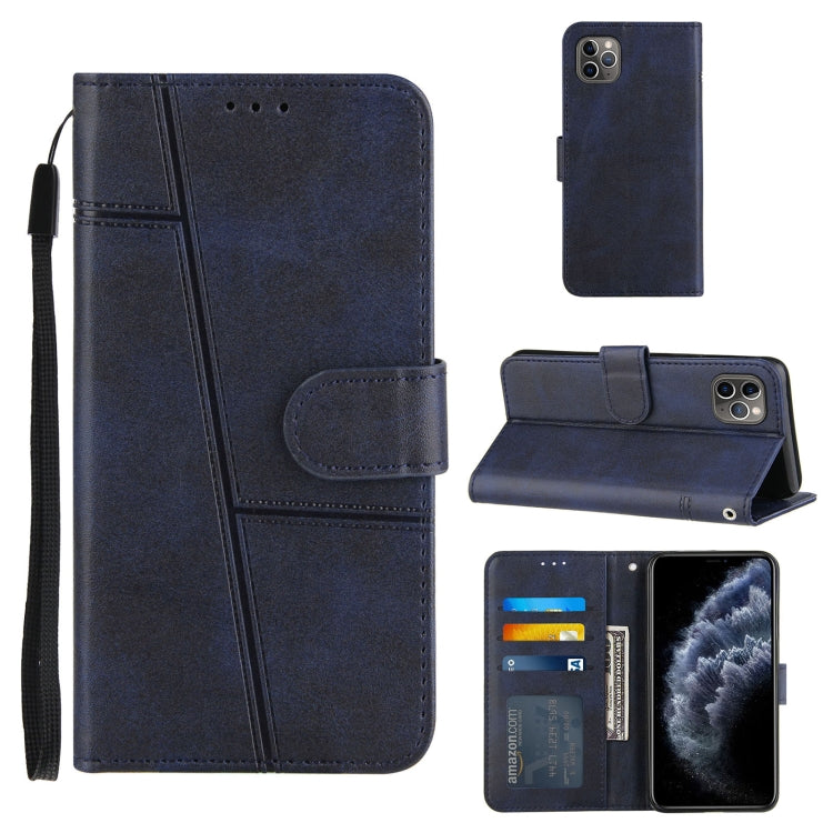 Stitching Calf Texture Buckle Horizontal Flip Leather Case with Holder & Card Slots & Wallet & Lanyard, For iPhone 12 mini, For iPhone 11, For iPhone 11 Pro, For iPhone 11 Pro Max