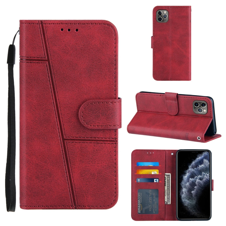 Stitching Calf Texture Buckle Horizontal Flip Leather Case with Holder & Card Slots & Wallet & Lanyard, For iPhone 12 mini, For iPhone 11, For iPhone 11 Pro, For iPhone 11 Pro Max
