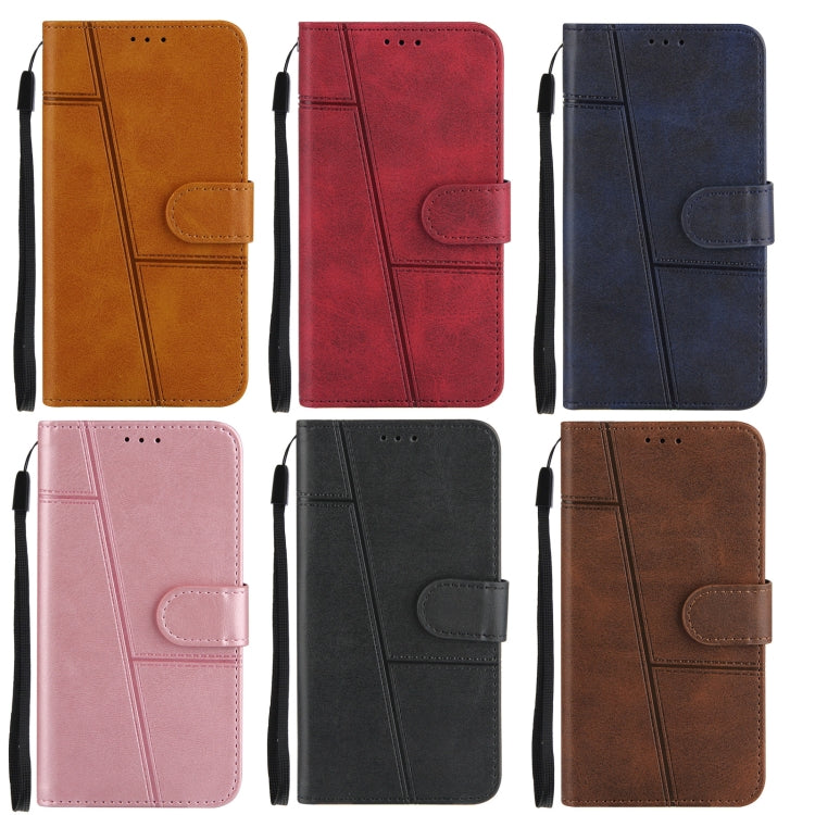 Stitching Calf Texture Buckle Horizontal Flip Leather Case with Holder & Card Slots & Wallet & Lanyard, For iPhone XS / X, For iPhone XR, For iPhone XS Max, For iPhone 6 Plus / 7 Plus / 8 Plus