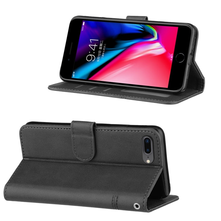 Stitching Calf Texture Buckle Horizontal Flip Leather Case with Holder & Card Slots & Wallet & Lanyard, For iPhone 6 / 7 / 8 / SE 2020