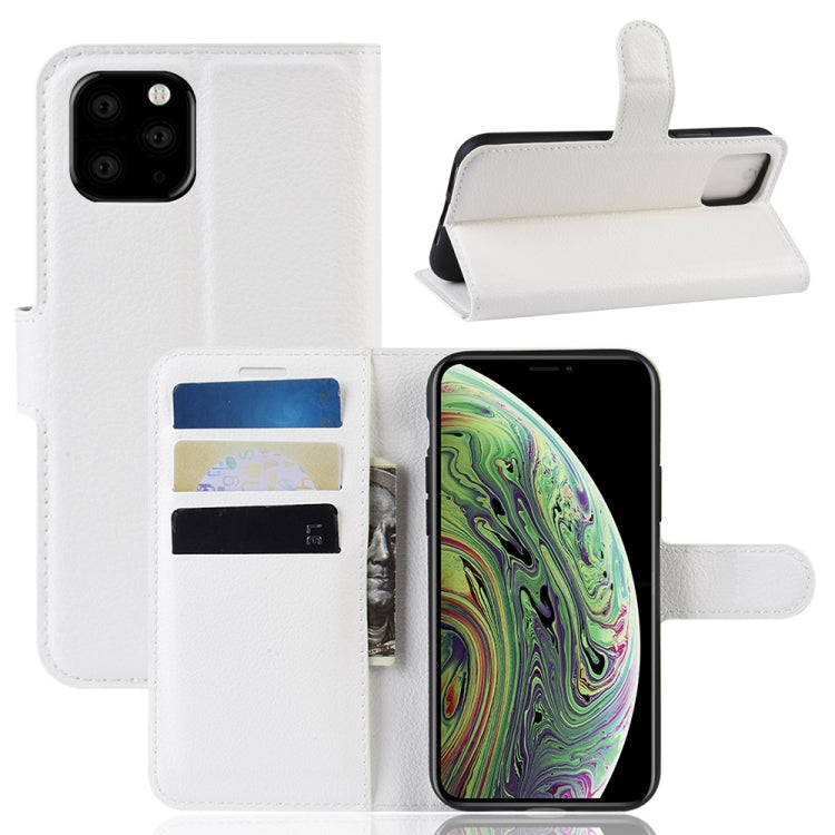 Litchi Skin PU Leather Wallet Stand Mobile Casing for iPhone XI (2019)