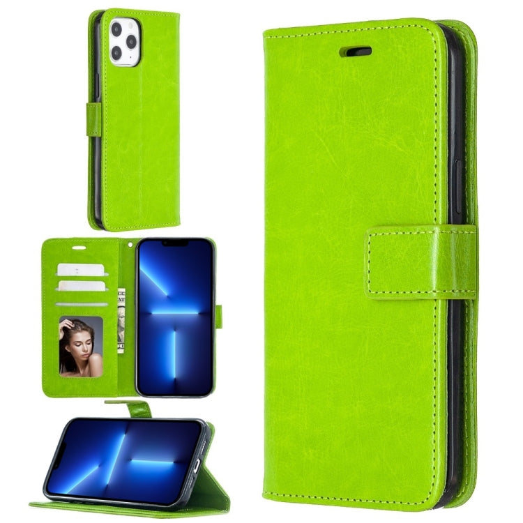Crazy Horse Texture Horizontal Flip Leather Case with Holder & Card Slots & Wallet & Photo Frame for iPhone 13 Pro Max, For iPhone 13 Pro Max