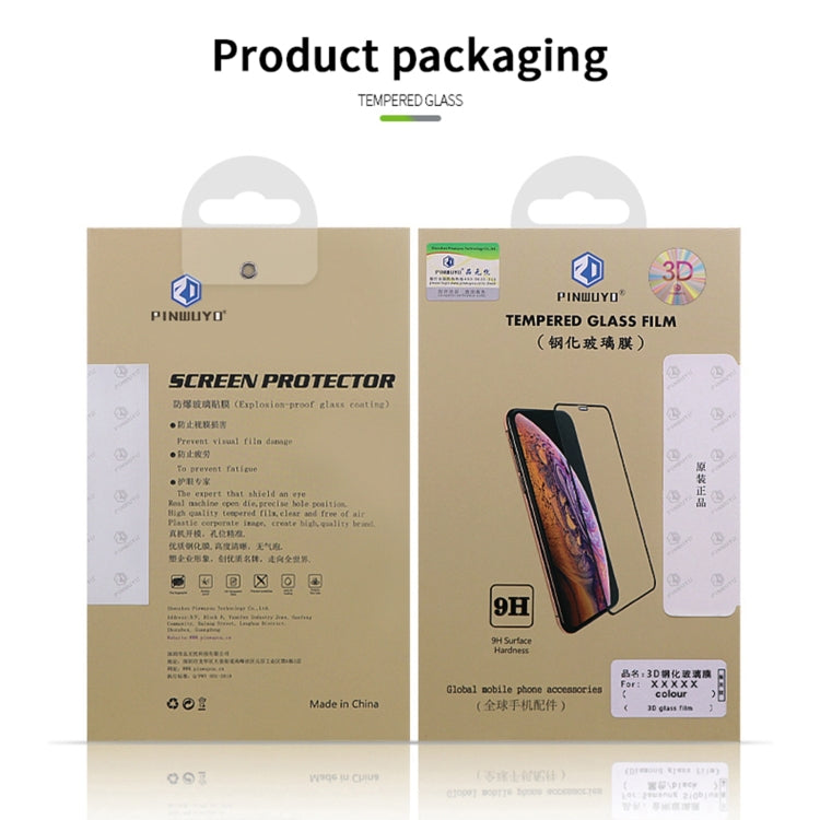 PINWUYO 9H 3D Curved Full Screen Explosion-proof Tempered Glass Film, For iPhone 13 mini, For iPhone 13 / 13 Pro, For iPhone 13 Pro Max