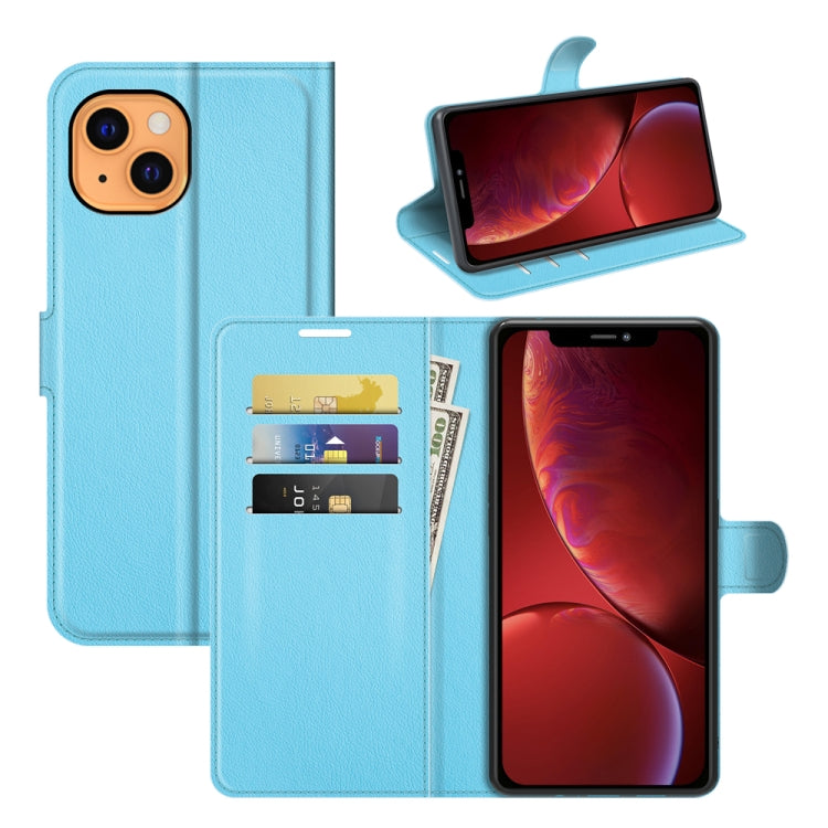 For iPhone 13 mini Litchi Texture Horizontal Flip Protective Case with Holder & Card Slots & Wallet, For iPhone 13 mini