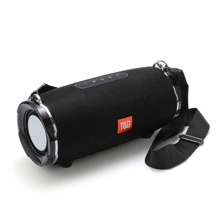 T&G TG187 Portable Waterproof Wireless Bass Surround Bluetooth Speaker with Shoulder Strap, Support FM / TF Card