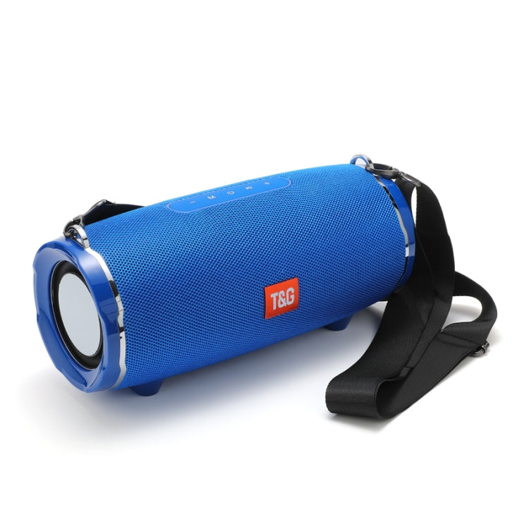T&G TG187 Portable Waterproof Wireless Bass Surround Bluetooth Speaker with Shoulder Strap, Support FM / TF Card