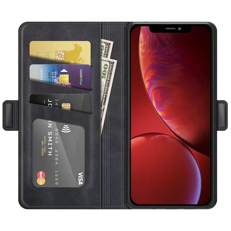 Dual-side Magnetic Buckle Horizontal Flip Leather Case with Holder & Card Slots & Wallet for iPhone 13 mini