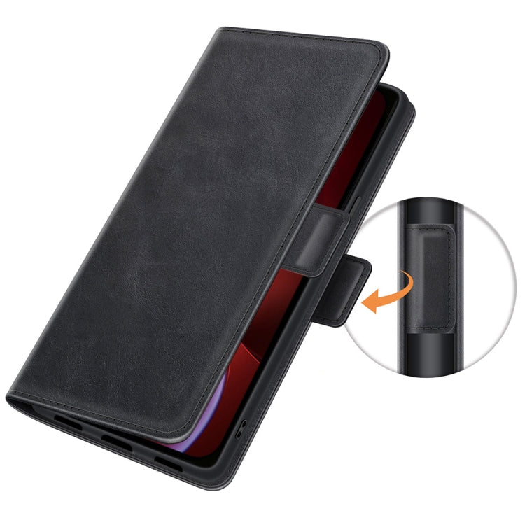 Dual-side Magnetic Buckle Horizontal Flip Leather Case with Holder & Card Slots & Wallet for iPhone 13 mini