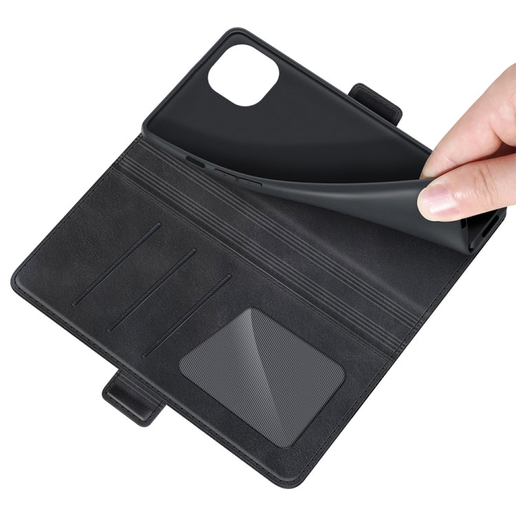 Dual-side Magnetic Buckle Horizontal Flip Leather Case with Holder & Card Slots & Wallet for iPhone 13 mini