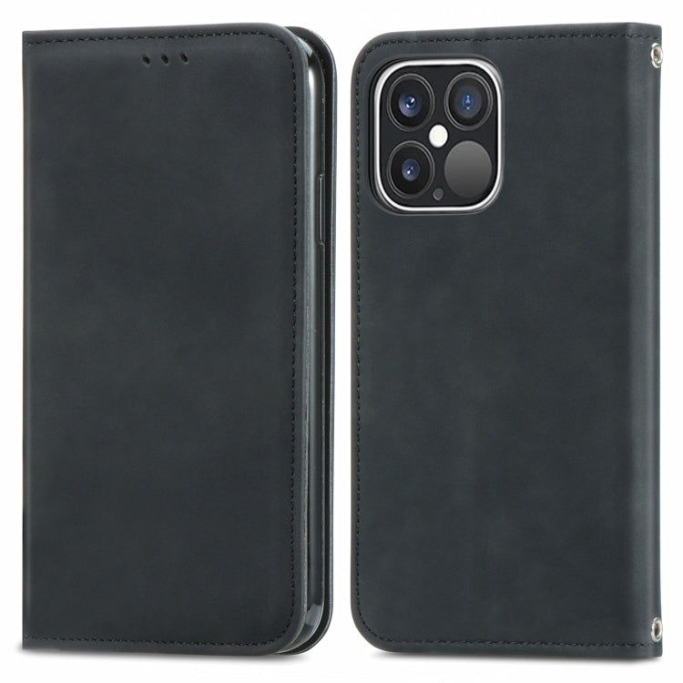 Retro Skin Feel Business Magnetic Horizontal Flip Leather Case With Holder & Card Slots & Wallet & Photo Frame, For iPhone 13 Pro Max, For iPhone 13 Pro, For iPhone 13, For iPhone 13 mini