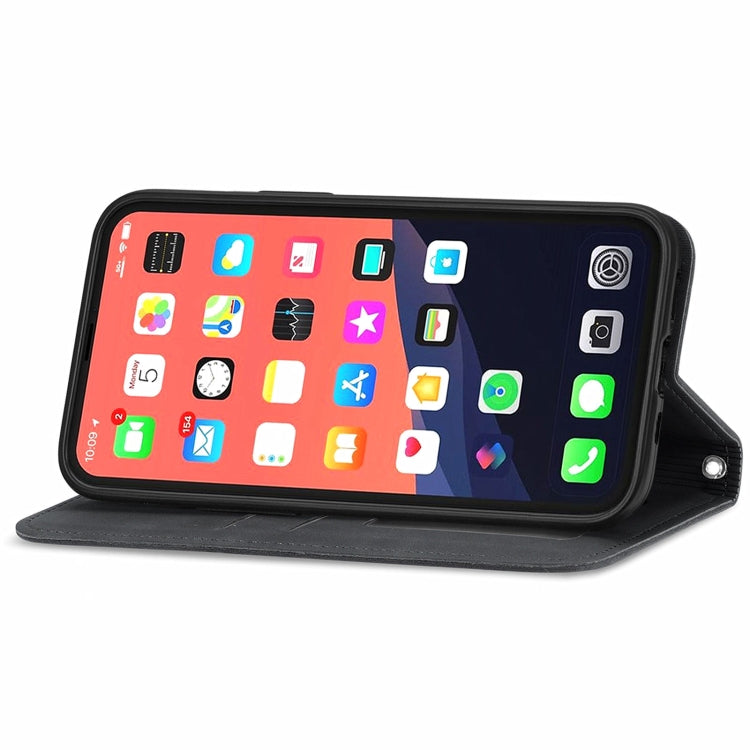 Retro Skin Feel Business Magnetic Horizontal Flip Leather Case With Holder & Card Slots & Wallet & Photo Frame, For iPhone 13 Pro Max, For iPhone 13 Pro, For iPhone 13, For iPhone 13 mini