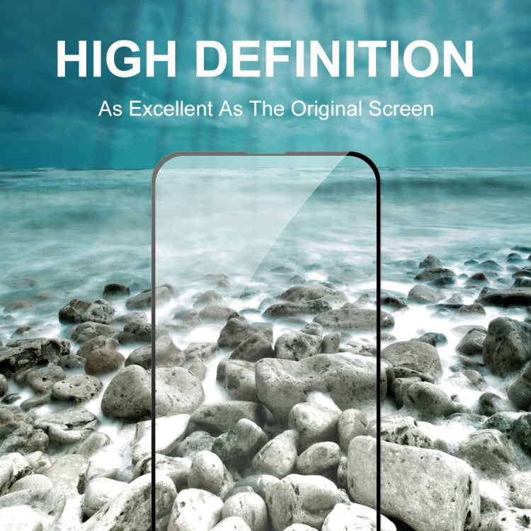 ENKAY Hat-Prince Full Glue 0.26mm 9H 2.5D Tempered Glass Screen Protector Full Coverage Film, For iPhone 13 mini, For iPhone 13 / 13 Pro, For iPhone 13 Pro Max