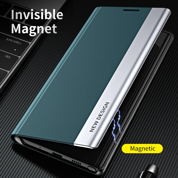 Side Electroplated Magnetic Ultra-Thin Horizontal Flip Leather Case with Holder, For iPhone 13 Pro Max, For  IPhone 13 Pro, For iPhone 13