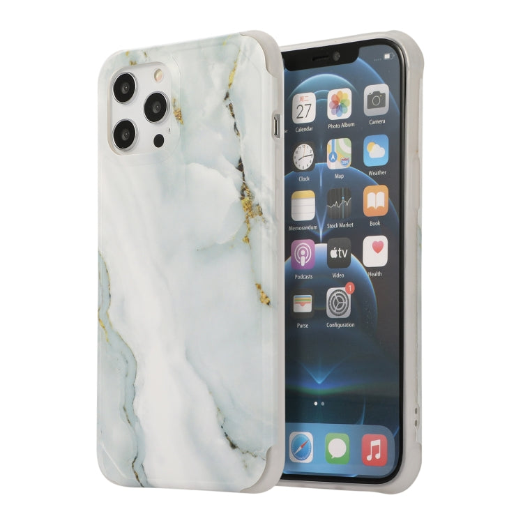 Four Corners Shocproof Flow Gold Marble IMD Back Cover Case, For iPhone 13 Pro Max, For iPhone 13 Pro, For iPhone 13, For iPhone 13 mini