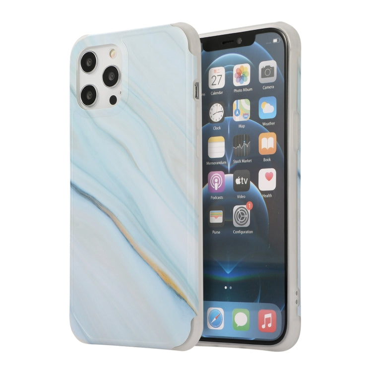 Four Corners Shocproof Flow Gold Marble IMD Back Cover Case, For iPhone 13 Pro Max, For iPhone 13 Pro, For iPhone 13, For iPhone 13 mini