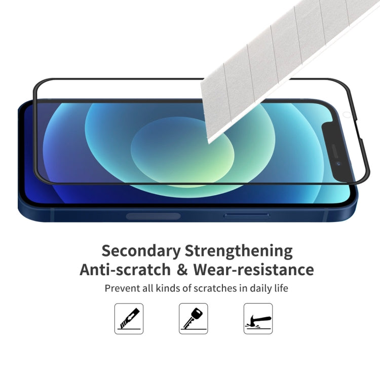 ENKAY Hat-Prince Anti-drop Full Glue Tempered Glass Full Screen Film Anti-fall Protector, For iPhone 13 mini (1 PC), (For iPhone 13 / 13 Pro 1 PC), For iPhone 13 Pro Max(1 PC)