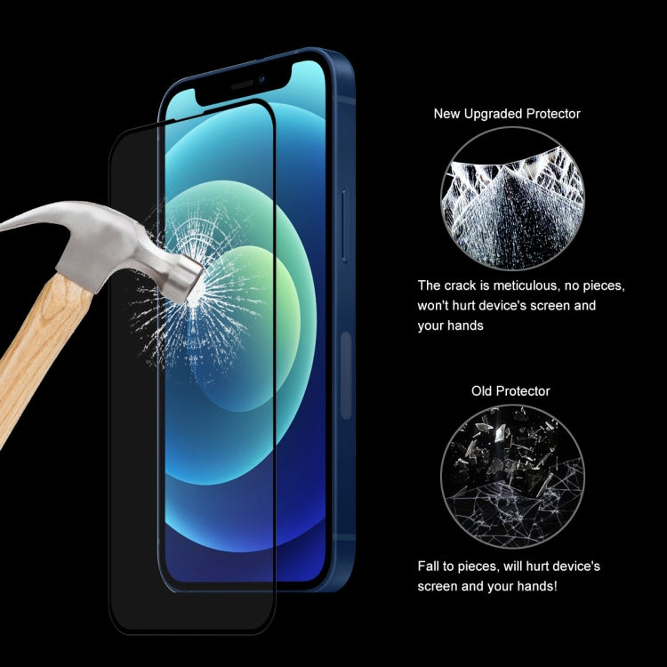 Hat-Prince ENKAY Liquid Silicone Shockproof Protective Case Drop Protection Cover + Full Coverage Tempered Glass Protector Film for iPhone 13 mini, For iPhone 13 mini