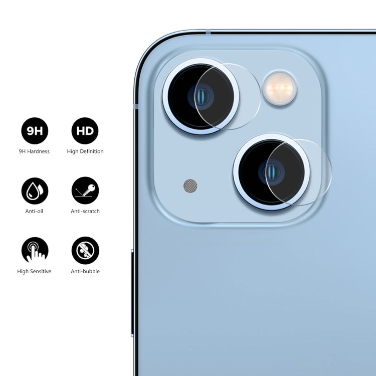 ENKAY Hat-Prince Case Friendly Tempered Glass Camera Lens Film Anti-Scratch Protector for iPhone 13 / 13 mini, 1 Set, 2 Set, 5 Set, 10 Set
