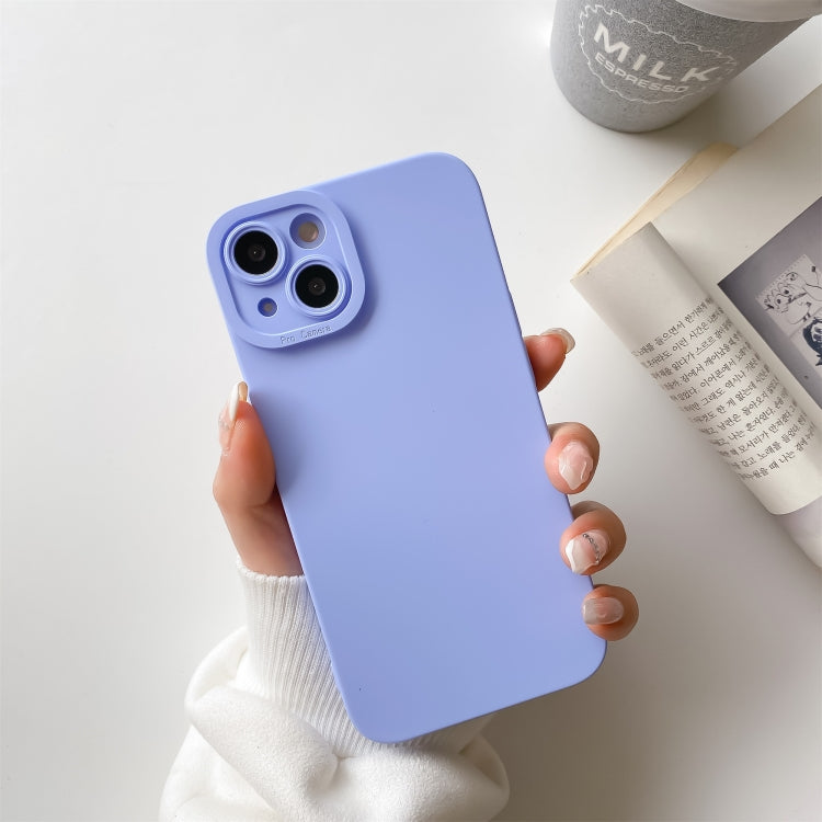 Straight-Edge Solid Color Liquid Silicone Shockproof Full Coverage Protective Case, For iPhone 13, For iPhone 13 Pro, For iPhone 13 Pro Max