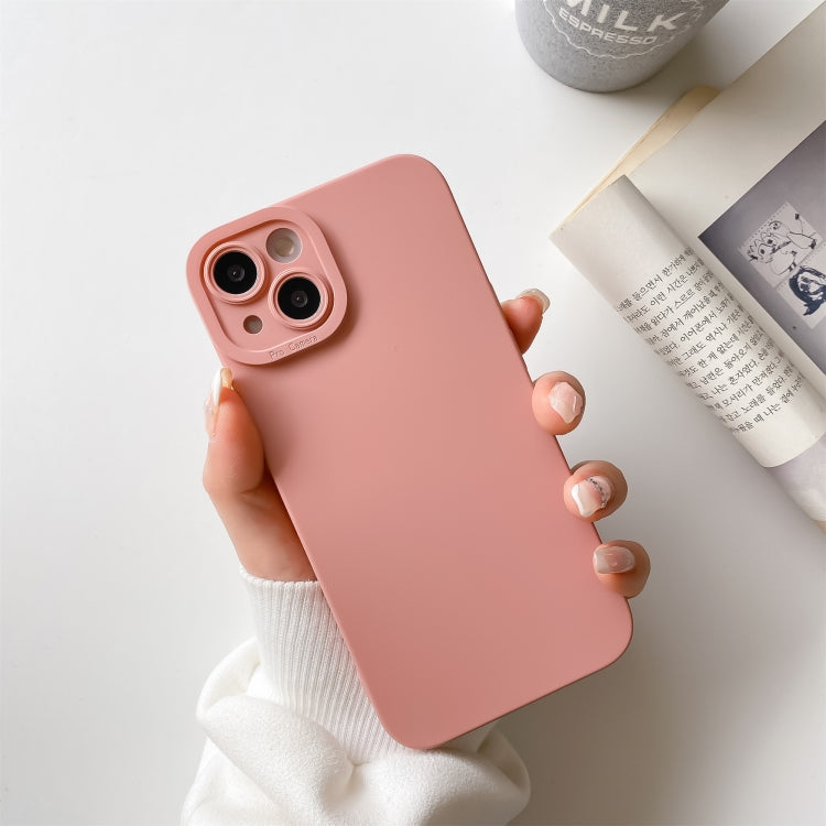 Straight-Edge Solid Color Liquid Silicone Shockproof Full Coverage Protective Case, For iPhone 13, For iPhone 13 Pro, For iPhone 13 Pro Max