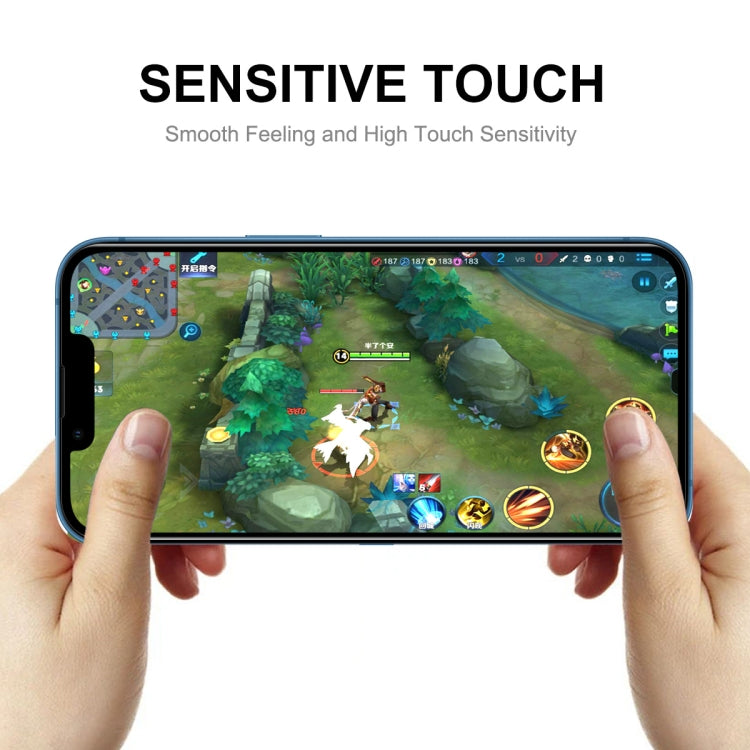 ENKAY Hat-Prince Full Glue Tempered Glass 6D Full Coverage Anti-scratch Protector for iPhone 13 Pro Max, 1pcs, 2pcs, 5pcs