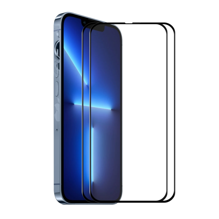 ENKAY Hat-Prince Full Glue Tempered Glass 6D Full Coverage Anti-scratch Protector for iPhone 13 Pro Max, 1pcs, 2pcs, 5pcs