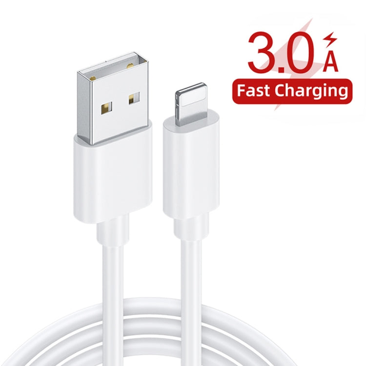 PD25W USB-C / Type-C + QC3.0 USB Dual Ports Fast Charger with USB to 8 Pin Data Cable, EU Plug, EU Plug + USB to 8 Pin Cable
