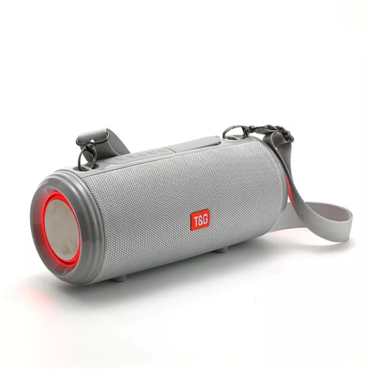 T&G TG537 RGB Light Portable Waterproof Bluetooth Speaker Supports FM / TF Card