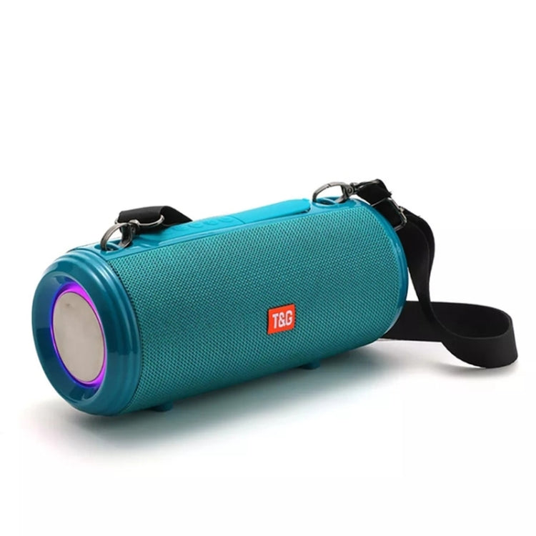 T&G TG537 RGB Light Portable Waterproof Bluetooth Speaker Supports FM / TF Card
