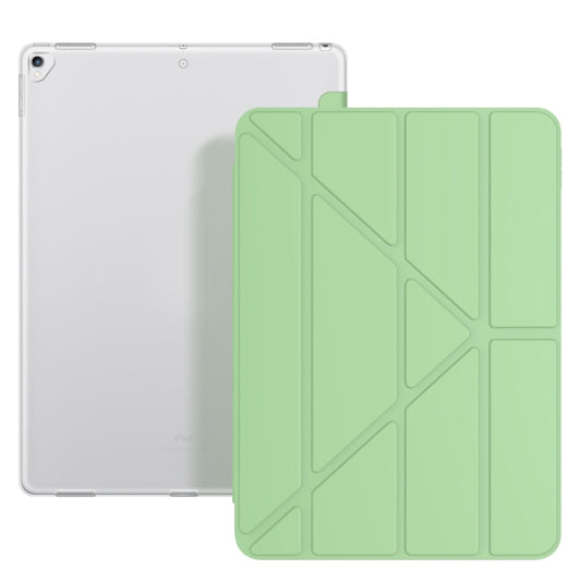 Multi-folding TPU Back Flip Leather Smart Tablet Case for iPad Pro 12.9 inch 2015 / 2017