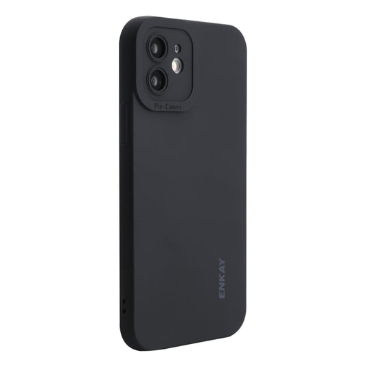 ENKAY Liquid Silicone Phone Case for iPhone 12, For iPhone 12