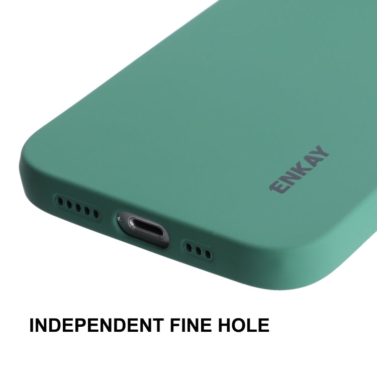 ENKAY Liquid Silicone Phone Case for iPhone 13, For iPhone 13