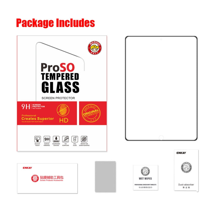 ENKAY Hat-Prince Full Glue Tempered Glass Full Film For iPad mini 5 / 4, 1 PCS, 2 PCS