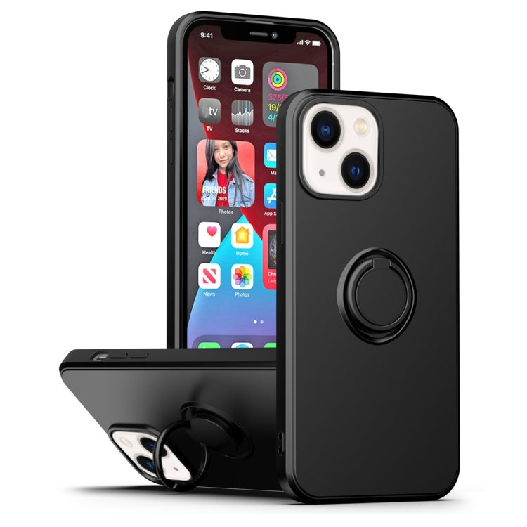 Ring Kickstand Silicone Phone Case, For iPhone 14