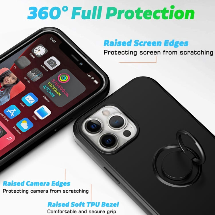 Ring Kickstand Silicone Phone Case, For iPhone 14