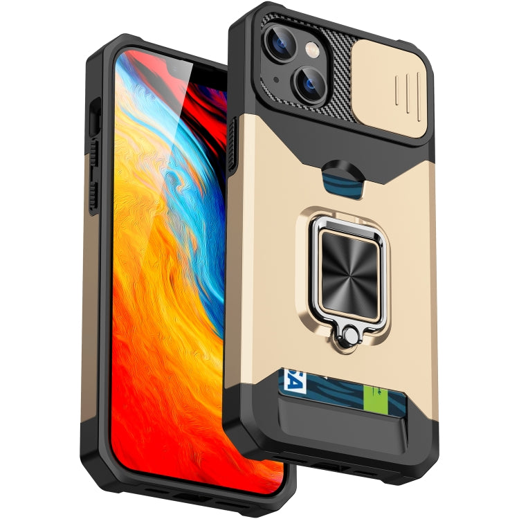 Sliding Camshield Card Phone Case, For iPhone 14, For iPhone 14 Pro, For iPhone 14 Pro Max