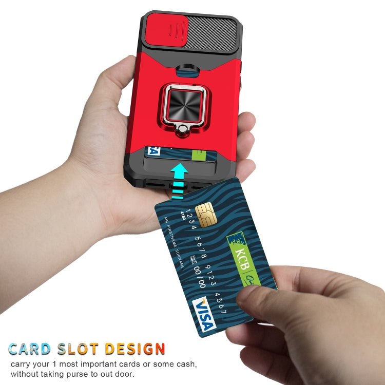 Sliding Camshield Card Phone Case, For iPhone 14, For iPhone 14 Pro, For iPhone 14 Pro Max