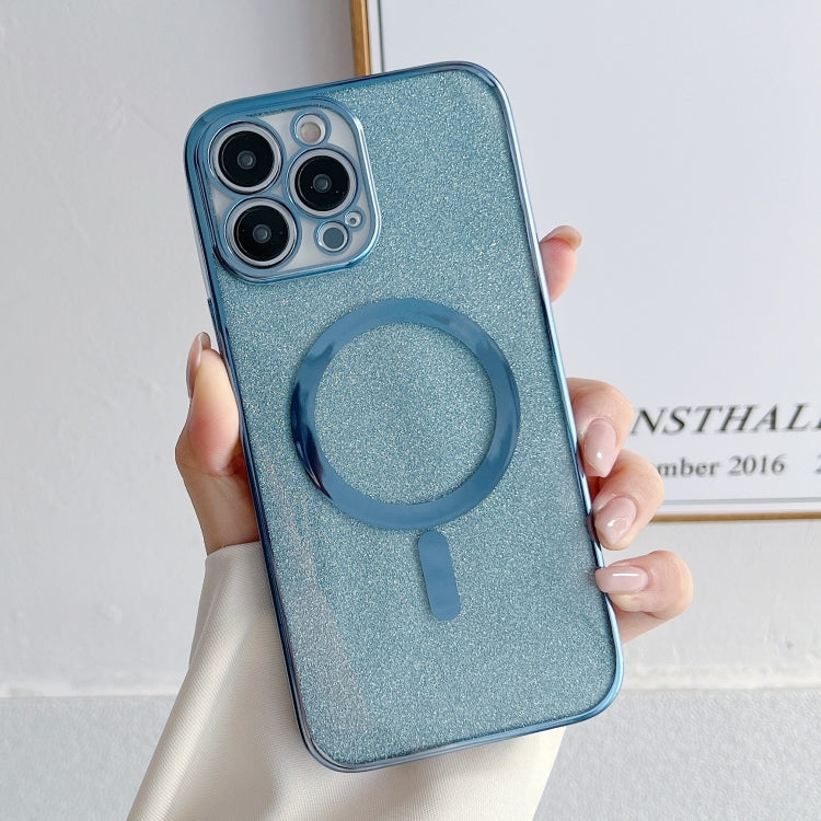 Plating Magsafe Glitter Phone Case, For iPhone 14, For iPhone 14 Pro