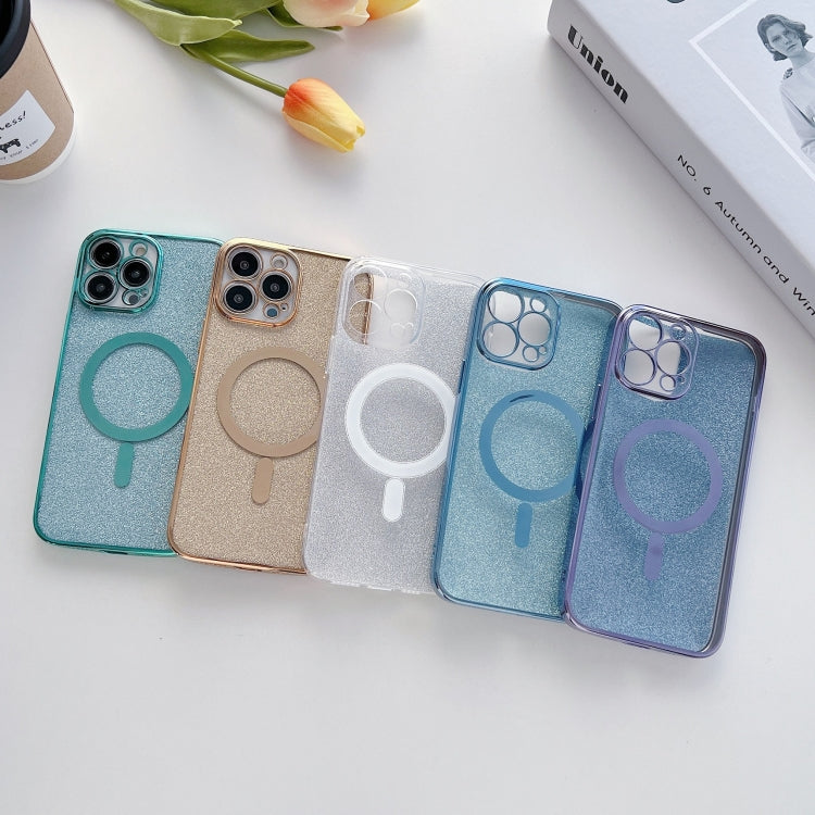 Plating Magsafe Glitter Phone Case, For iPhone 14, For iPhone 14 Pro