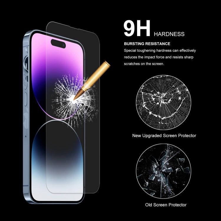 ENKAY 0.26mm 9H 2.5D Tempered Glass Film for iPhone 14 Pro Max, For iPhone 14 Pro Max (1 PC), For iPhone 14 Pro Max (2 PCS), For iPhone 14 Pro Max (5 PCS), For iPhone 14 Pro Max (10 PCS)