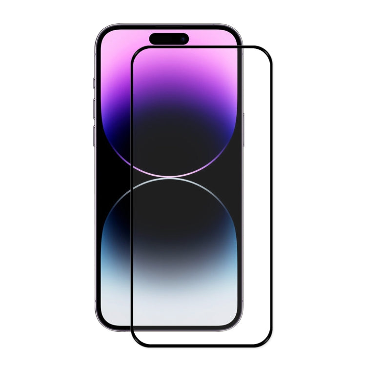 ENKAY Full Glue 0.26mm 9H 2.5D Tempered Glass Full Film for iPhone 14 Pro Max, For iPhone 14 Pro Max (1 PC), For iPhone 14 Pro Max (2 PCS), For iPhone 14 Pro Max (5 PCS), For iPhone 14 Pro Max (10 PCS)